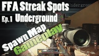 MW3 | Underground Spots - Tips & Steaks Ep.1 [MSR Quick Scopes & Free For All Spawns]