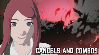 Kushina Uzumaki Cancels and Combos - Naruto Ultimate Ninja Storm 4