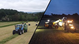 Baling And Stackin First Cut Silage 2021!!! - Part 2 - JCB Tm320 Stackin!! (Ireland)