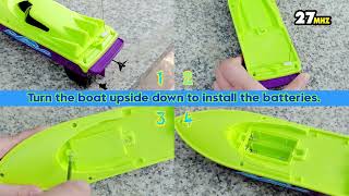 TRV1252503 27MHZ FULL FUNCTION R/C BOAT