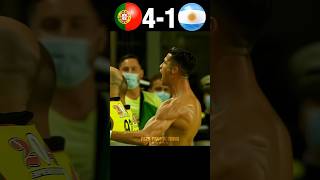 Ronaldo Showed Messi Who is The Boss | Portugal vs Argentina Final World Cup #shorts #football