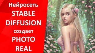 Нейросеть Stable diffusion создает фотореалистичные изображения