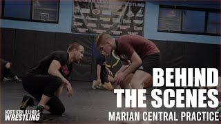 Behind The Scenes Look At Marian Central Wrestling Practice