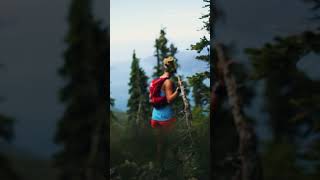 Hiking up Mount Brunswick, BC - #shorts