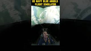 How US Navy Blue Angel Pilot trains in F/A-18E Super Hornet Simulator? #f18superhornet #airshow