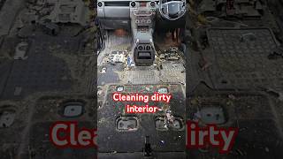 Extreme Interior Cleaning of a Filthy Land Rover!