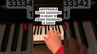 Antifragile // follow my instagram: jessnotes123 #piano #pianotutorial #pianomusic #lesserafim