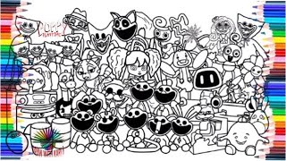 Poppy Playtime Chapter 3 Coloring Pages / How to Color ALL Bosses and MONSTERS from All Chapters