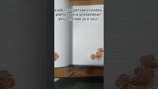 caderno personalizado l. #shorts #encadernação #papelariapersonalizada