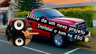 Instalei o novo som da F-250!!! 2 de 18” muito grave!!!