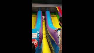 Columbia missouri kids play tiger bounce + bunkers