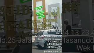 suasana pulang sholat di masjid agung Al abror kota Padang Sidempuan Sumatra Utara