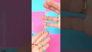 Making A Plant Hanger Out Of Paper Clips #DIY #craftidea #shorts