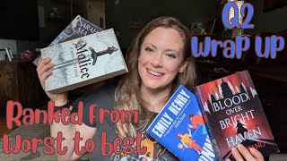 I Read 16 books in Q2! Let's rank them || Reading Wrap Up