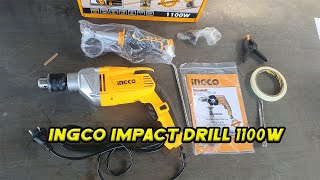 INGCO IMPACT DRILL  ID11008 (Heavy Duty) unboxing and review