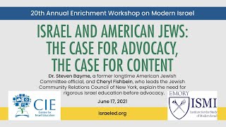 Israel and American Jews: The Case for Advocacy, the Case for Content