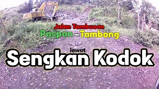 Jalan tembusan Paspan-Tambong lewat Sengkan kodok