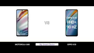 A Detailed Comparison of MOTOROLA G60 VS OPPO K10 | My Smart Choice