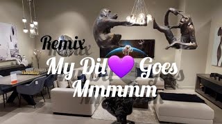 My dil goes Song Remix with 💜 Beautiful Furniture kara Living Home Center Home Box Interior design