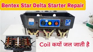 Bentex Star Delta Starter Repair// Bentex Moter Starter Repair/Coil Replace