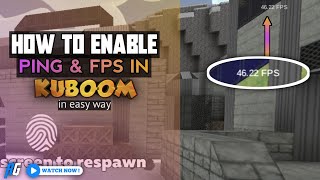 KUBOOM | How to enable FPS and PING in kuboom