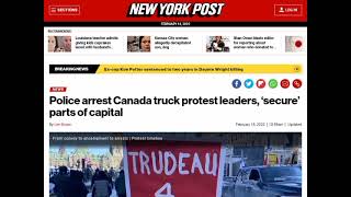 Police Arrest Canadian Truckers in Ottawa