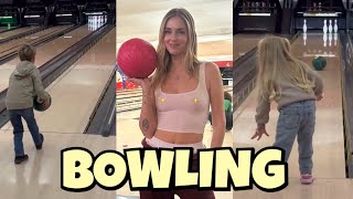 Vittoria Ferragni e Leone al Bowling con Chiara Ferragni