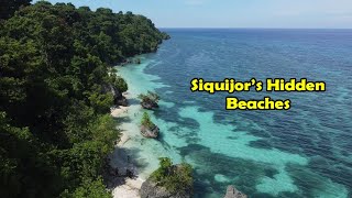 Siquijor's Hidden Beaches (Kagusuan, Lapak, Bermuda) Drone Shot