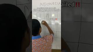 Menulis kata Indonesia dalam kotak sesuai intruksi #games #challenge #criticalthinking