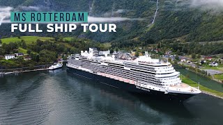 9-Min ROTTERDAM Ship Tour (Holland America)