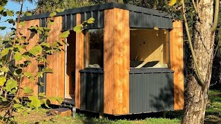 WOW! My Dream 9m2 Hut and Wheel House!