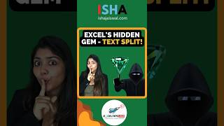 Excel’s Hidden Gem - TEXTSPLIT #excel #career #corporate #tutorial #skills #shorts #formula #caisha