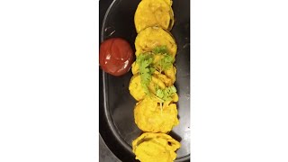 eggplant fritters (baigan bhajia).#shorts