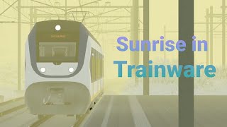 Trainware Sunrise - A few trains at Test Lab Cross