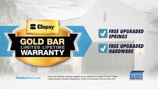 Banko Overhead Doors Gold Bar Warranty