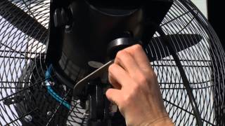 Luma Comfort MF26B 26' Commercial Misting Fan Overview