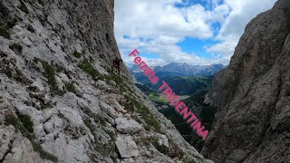 Ignoranza sulle DOLOMITI! FERRATA Tridentina gopro hero 8