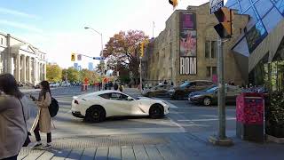 Ferrari 812 Superfast Rips it on Bloor Street! | Carspotting + Slow Mode + Reverse Experience