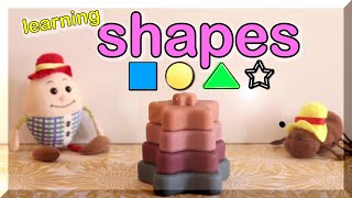 Nursery Rhyme Network (Learning Shapes) 5 shapes | real toys & objects