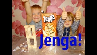 Дженга Jenga Играем в супер-игру