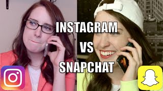 Instagram vs Snapchat