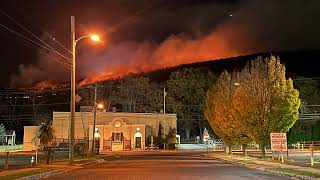 Neversink Mountain brush fire (Reading, Pennsylvania)￼