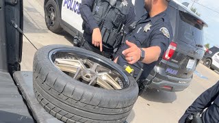 Caught Selling Stolen Wheels // Police Steal Wheels // Almost Arrested For Stolen Wheels