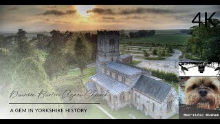 BURTON AGNES, St Martin's Church, Bridlington, East Yorkshire #drone #djimini2 #4k