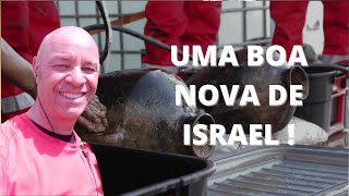 Uma boa nova de Israel: navio em alto-mar