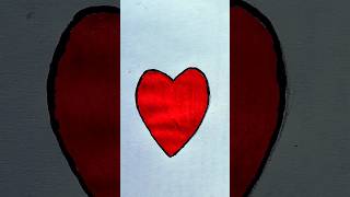 how to draw heart from circle#heart#shorts#viral#ytshorts