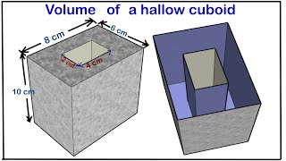 Volume of hollow cuboid