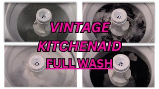 Full Wash: Vintage ish Kitchenaid Washing Machine  |  Load of Work Pants |  Mystery Whir