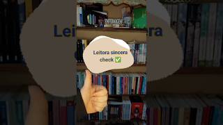 leitora sincera check ✅ #booktube #dudabooks #leitores #leitorasincera #leitora #bookstan #livros