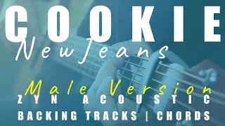 COOKIE (Male Ver.) - NewJeans | Acoustic Karaoke | Chords